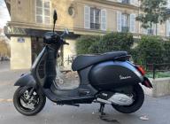 VESPA GTS 125 SUPER NOTTE NOIR MAT ABS - 1ER MAIN